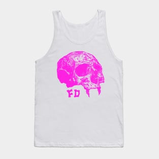 Pink Skull Tank Top